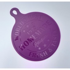 Підставка під гаряче d-16.5 см силіконова фіолетова Ytech 3026