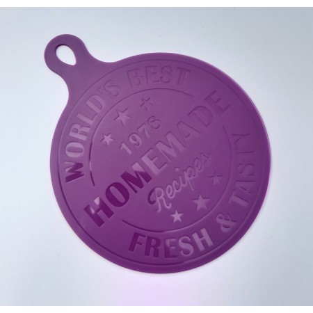 Підставка під гаряче d-16.5 см силіконова фіолетова Ytech 3026