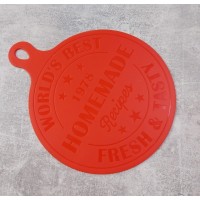 Підставка під гаряче d-16.5 см силіконова червона Ytech