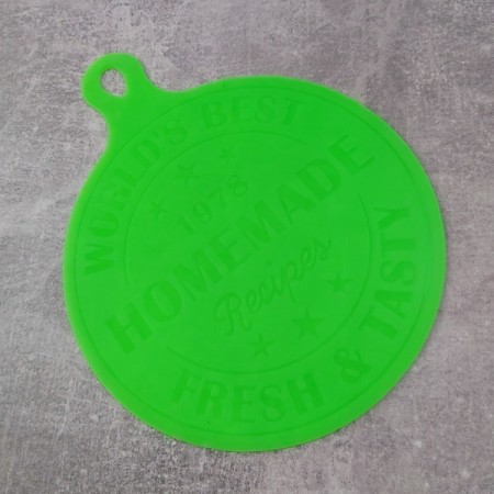 Підставка під гаряче d-16.5 см силіконова салатова Ytech