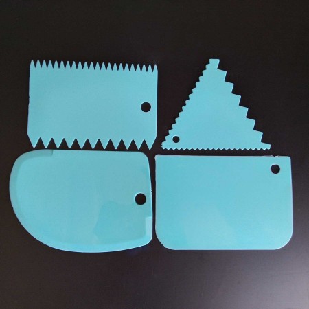 Набір кондитерських шпателів скребків Ytech 4 шт. 69032