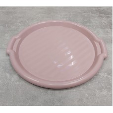 Піднос пластиковий Алеана круглий 39,0 х 36,5 х 2,5 см фрезія 167098