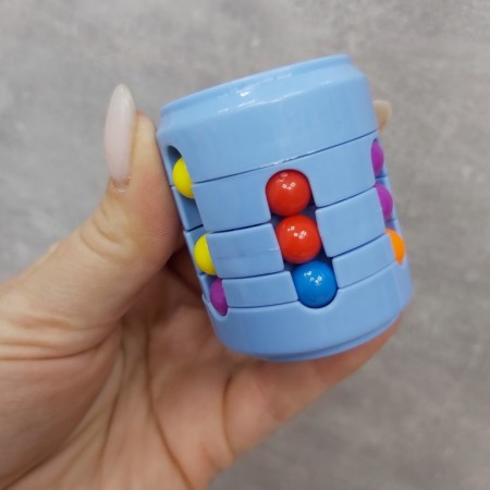 Головоломка антистрес Fidget Cans Cube Блакитний
