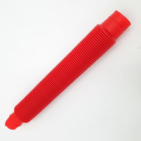 Розвиваюча сенсорна дитяча іграшка гофровані трубки антистрес поп туб 20-75 см, що розтягується UKC Pop Tube червоний