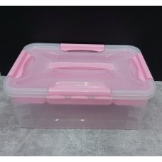 Органайзер універсальний Аптечка 10 л Полімерпобут ПБ-638 Прозоро-рожевий