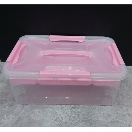 Органайзер універсальний Аптечка 10 л Полімерпобут ПБ-638 Прозоро-рожевий