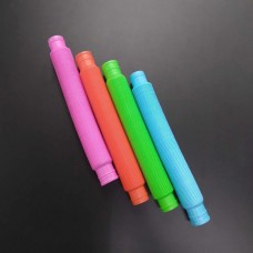 Розвиваюча сенсорна дитяча іграшка Pop Tube антистрес поп туб 4 шт набір (671368)
