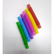 Розвиваюча сенсорна іграшка дитяча Pop Tube антистрес поп туб МІНІ 6 шт набір POP-TB-6