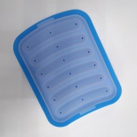 Силіконова форма-трафарет для формування сосисок A-Plus 175 BM блакитна