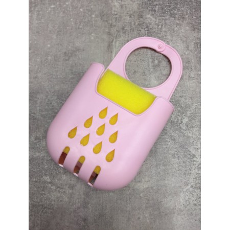 Тримач для мочалок, губок Titiz plastik еластичний пластик GP 324/125 рожевий