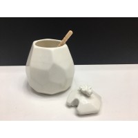 Медівниця 450 мл з дерев'яною ложкою Naturel BonaDi 938-014