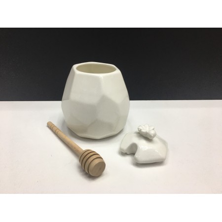 Медівниця 450 мл з дерев'яною ложкою Naturel BonaDi 938-014