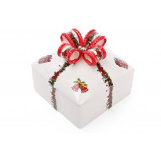 Банка для зберігання печива та цукерок Новорічний подарунок Bona Di 1.8 л 923-201