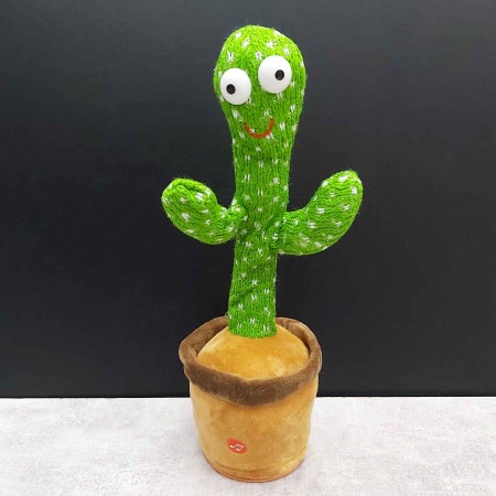 Танцюючий та співаючий кактус з підсвічуванням Dancing Cactus (7450)