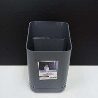 Лоток для столових приладів Emhouse 11х12х h-17 см пластик Сірий EP-910