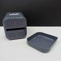 Лоток для столових приладів Emhouse 11х12х h-17 см пластик Сірий EP-910