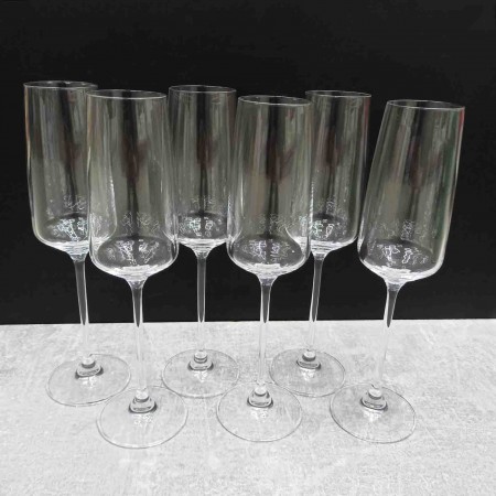 Набір келихів для шампанського 6 шт.  250 мл Vista 6839/250