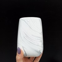 Набір аксесуарів для ванної кімнати Сірий мармур 3 предмети BonaDi 851-248