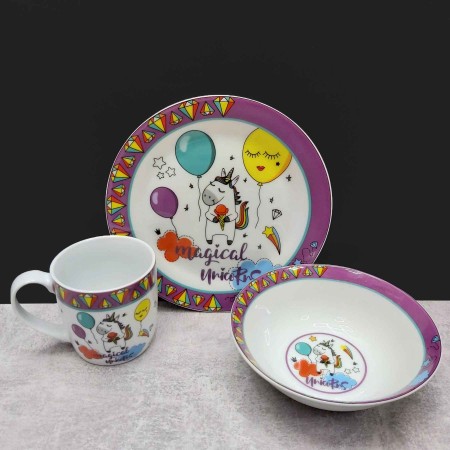 Набір дитячий S&T 3ін. "Єдиноріг" Фіолетовий (5144)