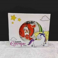 Набір дитячий S&T 3ін. "Єдиноріг" зелений (5144)