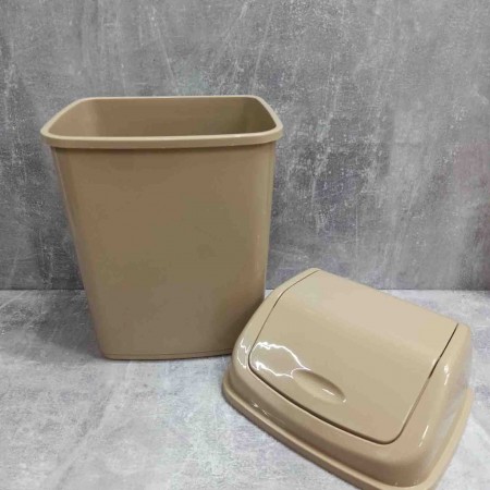 Відро для сміття Алеана 10 л кремове 122063