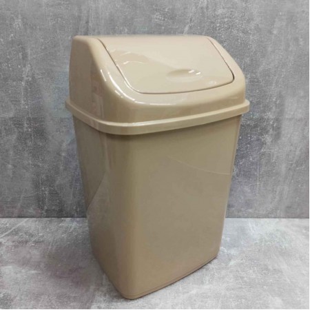 Відро для сміття Алеана 10 л кремове 122063