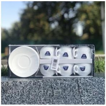 Сервіз кавовий Luminarc Essence white 90 мл 12 предметів P3404 LUM