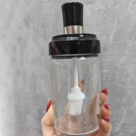 Ємність для олії з пензликом 240 мл Stenson 88686R