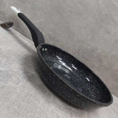 Сковорода з тришаровим мармуровим покриттям Edenberg 24 см (EB-4124)