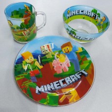 Набір дитячого посуду Майнкрафт 7777-13