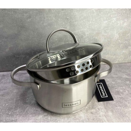 Каструля з нержавіючої сталі Lessner (18см/2,5л) 55876-18
