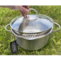 Каструля з нержавіючої сталі Lessner (24см/6,0л) 55876-24