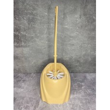 Єршик для унітазу з підставкою бежевий/783-мп