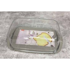 Масляна пластикова Алеана 17,1*9*6,6 см прозорий/какао 167009