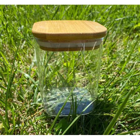 Банка з бамбуковою кришкою для зберігання Stenson 300 мл TD-00981