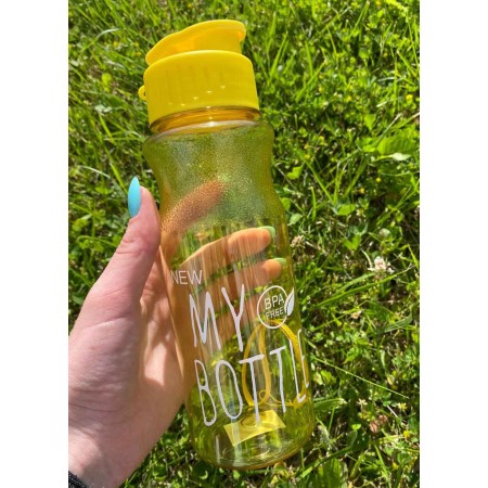 Пляшка для води та напоїв My Bottle 600 мл жовта WB-379
