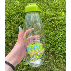 Пляшка скляна Renga Milky 1000 мл "Drink More Milk" 182040