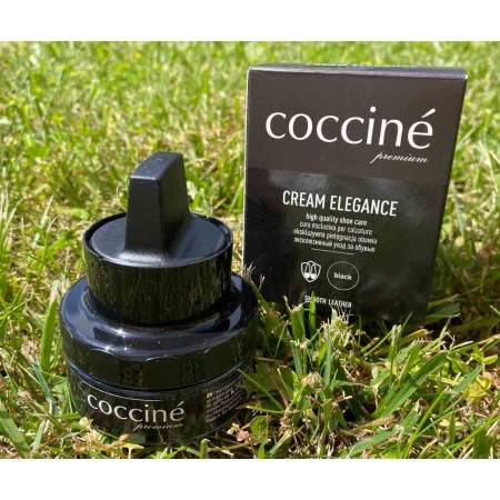 Крем для взуття з губкою Coccine Cream Elegance Чорний 50 мл 1692