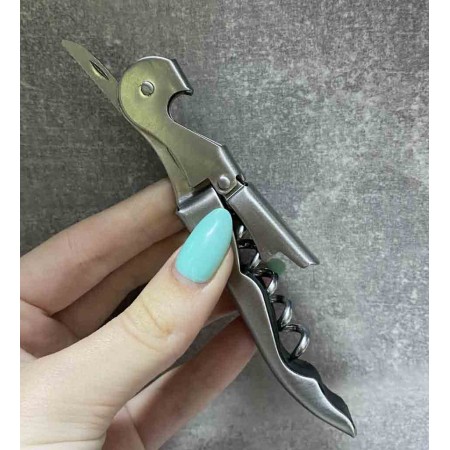 Штопор сомельє з нержавіючої сталі Empire 12 см EM-0101