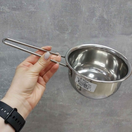 Ківш з нержавіючої сталі А-Plus 16см 0438