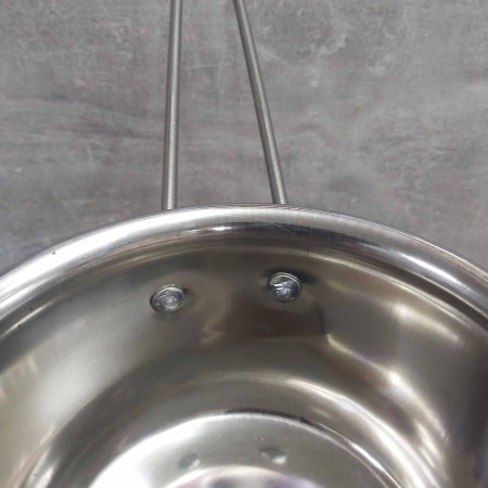 Ківш з нержавіючої сталі А-Plus 16см 0438