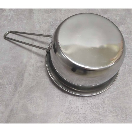 Ківш з нержавіючої сталі А-Plus 16см 0438