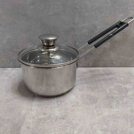 Ківш з нержавіючої сталі А-Plus 14см 0498 0,9 л