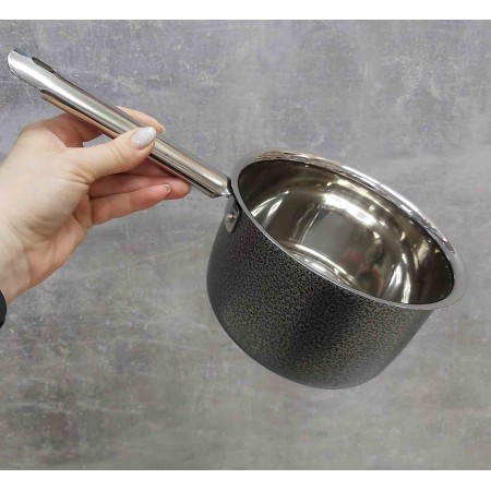 Ківш з нержавіючої сталі А-Plus 17см 0442 1,9 л