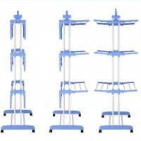 Сушарка органайзер для одягу Spray Painting Clothes Hanger до 40 кг CR-364