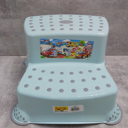 Підставка-лавочка дитяча для унітазу раковини Irak Plastik CM-520 Блакитна