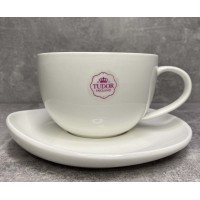 Чашка чайна із блюдцем Tudor England Royal White 240 мл TU9999-3