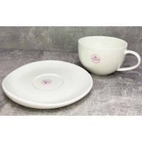 Чашка чайна із блюдцем Tudor England Royal White 350 мл TU9999-4