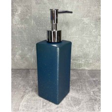 Дозатор для рідкого мила синій із золотими вкрапленнями A-Plus 217 BS