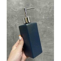 Дозатор для рідкого мила синій із золотими вкрапленнями A-Plus 217 BS